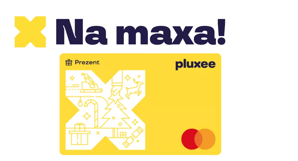 Karta zbliżeniowa Pluxee Prezent na święta na maxa